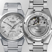 Casio Edifice Automatic EFK-110D-7AER - fondello con movimento a vista